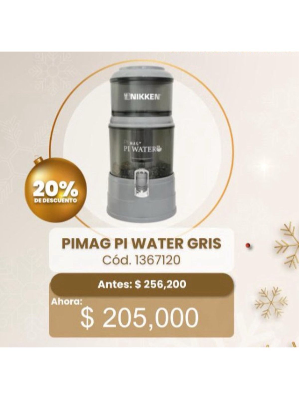 PIMAG PI WATER GRIS